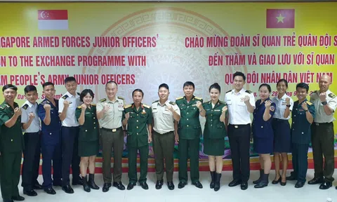 Tăng cường hợp tác giữa lực lượng sĩ quan trẻ Quân đội nhân dân Việt Nam và sĩ quan trẻ quân đội Singapore
